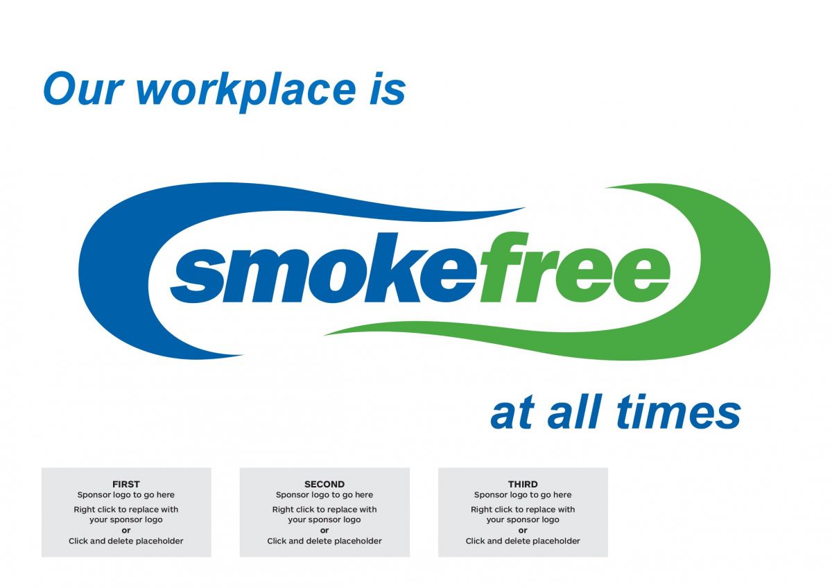 Signage Stickers Health Promotion Agency Smokefree