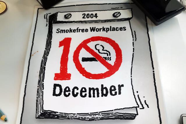 A 2004 smokefree workplaces campaign